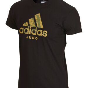 Tricou adidas Badge of Sport judo negru adiCLTS20J