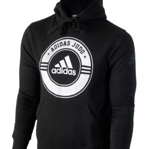 Толстовка adidas Community line Judo "Circle" черно-белая, adicsh05J