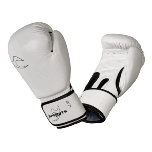 Mănuși de box pentru antrenament Pro Leather V2 albe
