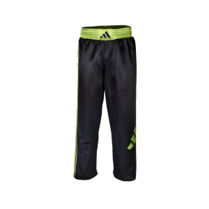 adidas Брюки для кикбоксинга черный/лаймово-зеленый, adiKBUN100T