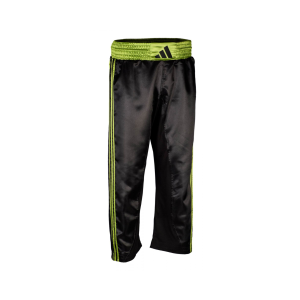 adidas Брюки для кикбоксинга черный/ударный лайм, adiKBUN110T